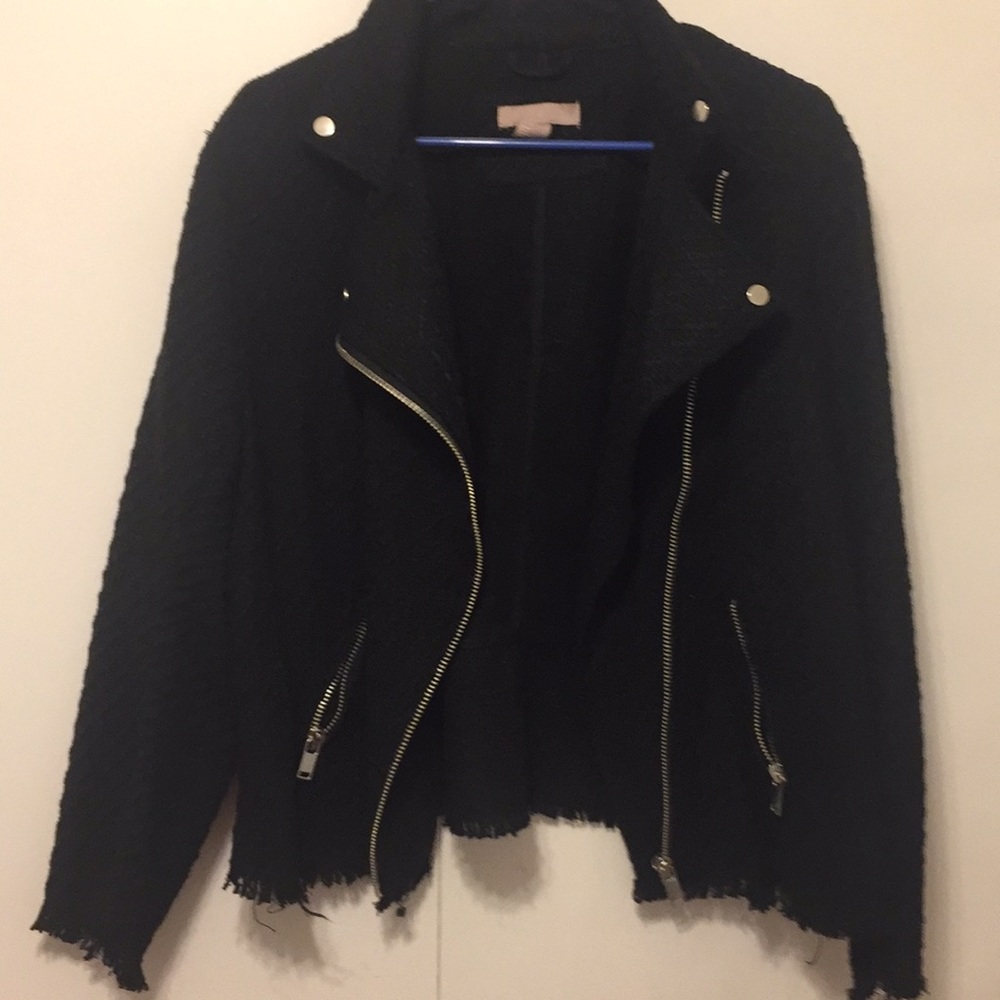 H&M tweed Moto jacket